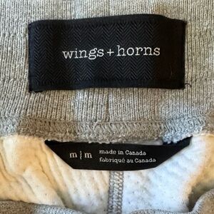 Wings + Horns Light Gray Knit Top